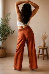 Střih na dámské lněné kalhoty - XS- XL - Margaret