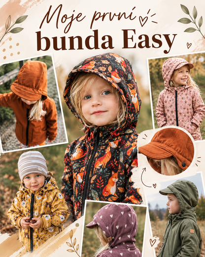 Online kurz  "moje první bunda Easy" 🧵✂️