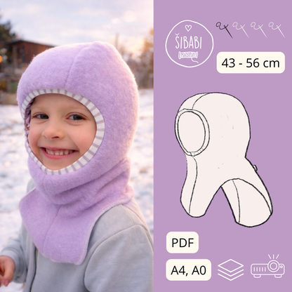 North Pole dětská kukla  - elektronický střih 43 - 56 cm