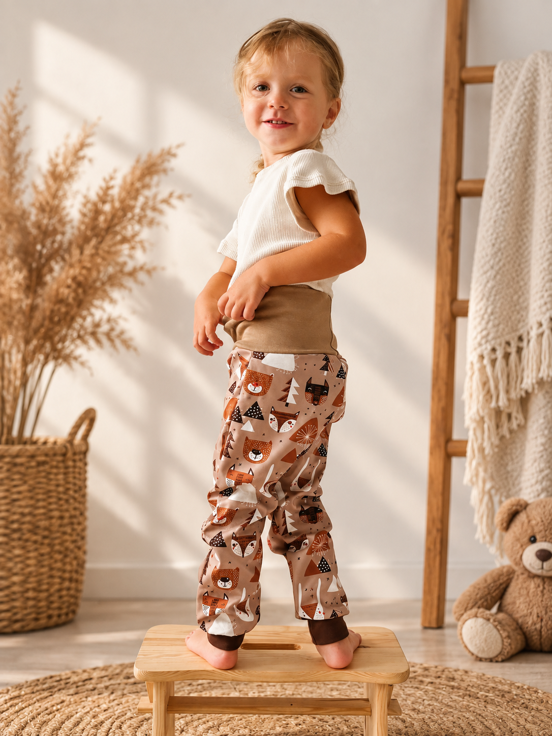 Střih na snadné softshellové kalhoty Easy vel. 56 - 158